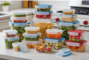 نگهدارنده غذا 300x202 - هنر خانه&zwnj;داری مدرن: ۱۰ وسایل پلاستیکی کاربردی که آشپزی را آسان&zwnj;تر می&zwnj;کنند