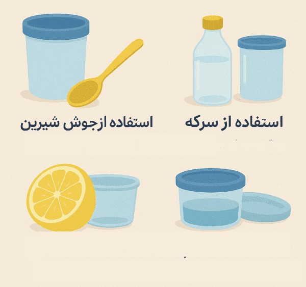 کردن و نگهداری ظروف پلاستیکی - نگهداری ظروف پلاستیکی بدون بو و لکه